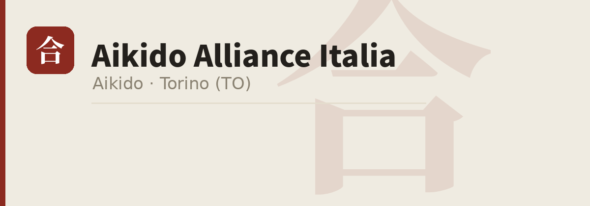 Aikido Alliance Italia
